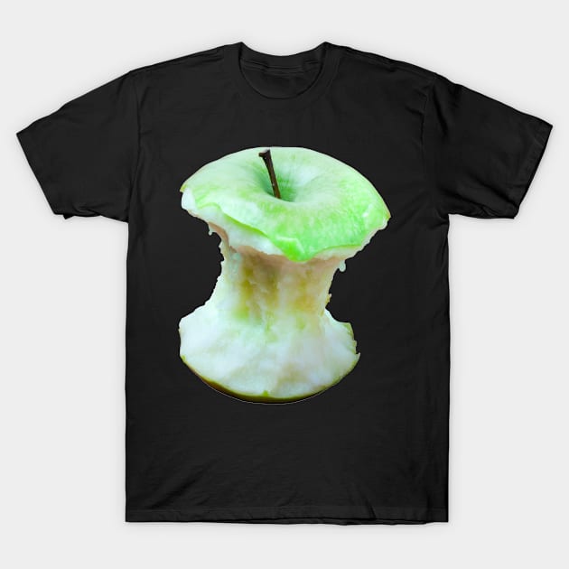 Green Apple Core. Apple Inside T-Shirt by funfun